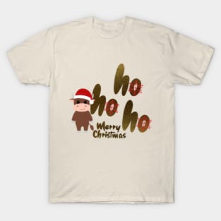 COW Santa Claus - Merry Christmas T-Shirt